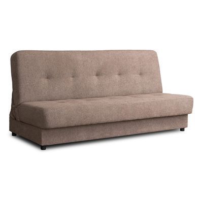 Диван раскладной MEBEL ELITE ARUBA 188 см Коричневый фотография