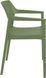 Стілець Siesta Onto Tulum Armchair Olive Green