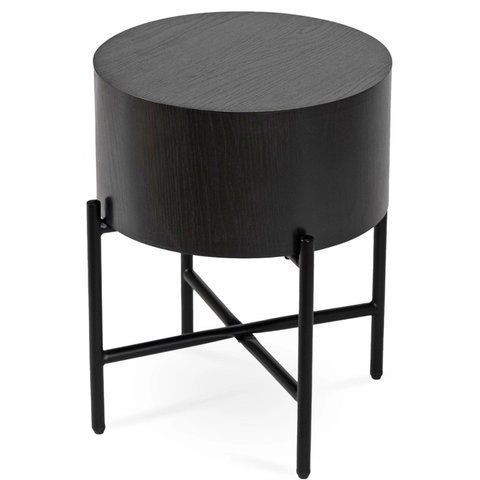 Журнальный столик MEBEL ELITE CEVES 40x40&nbsp;Черный фотография