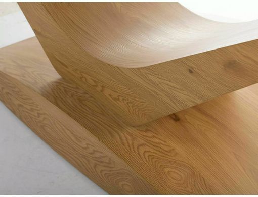 Стіл розкладний DOLCE Ceramic PIETRA DI SAVOIA Signal 180(240)x95 Світло Сірий Мат / Горіх фотографія
