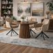 Стіл розкладний круглий MEBEL ELITE ADRIEN 120(200)х120 см Горіх