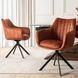 Стілець поворотний MEBEL ELITE MUMBAI Velvet&nbsp;2 Рудий