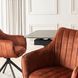 Стілець поворотний MEBEL ELITE MUMBAI Velvet&nbsp;2 Рудий