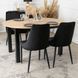 Стілець оксамитовий MEBEL ELITE BARI Velvet Чорний