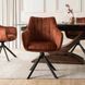 Стілець поворотний MEBEL ELITE MUMBAI Velvet&nbsp;2 Рудий
