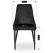 Стілець оксамитовий MEBEL ELITE BARI Velvet Чорний