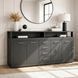 Комод MEBEL ELITE BLAGO 190 антрацит