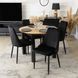 Стілець оксамитовий MEBEL ELITE BARI Velvet Чорний