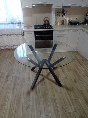 Стіл Джой XS-T6035 Мікс Меблі 120*120 чорний фотографія