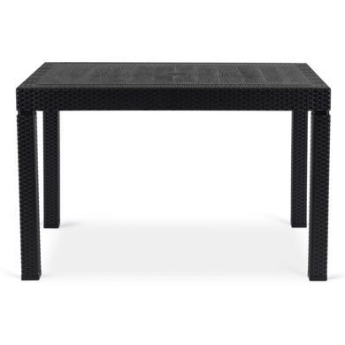 Комплект садовой мебели MEBEL ELITE стол FARGO + 4 стулья WALDI Черный