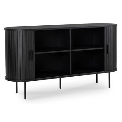 Комод MEBEL ELITE NATE Чорний фотографія