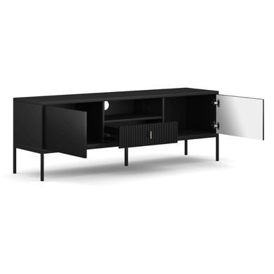 ТВ Тумба MEBEL ELITE MARCOS 154 Чорний фотографія