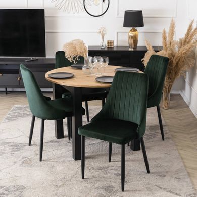 Стул бархатный MEBEL ELITE BARI Velvet Зеленый фотография