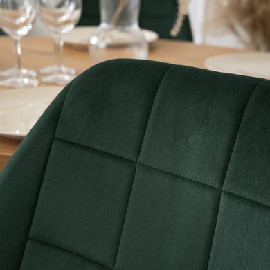 Стілець оксамитовий MEBEL ELITE IRYS Velvet Зелений фотографія