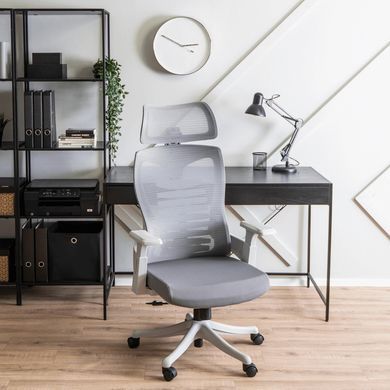 Стул офисный поворотный MEBEL ELITE JULIET Серый фотография