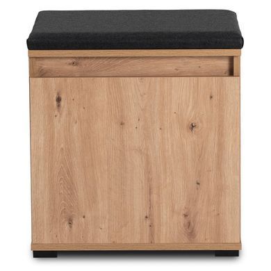 Тумба для взуття MEBEL ELITEM PARMA 50 Дуб Артизан/графіт фотографія