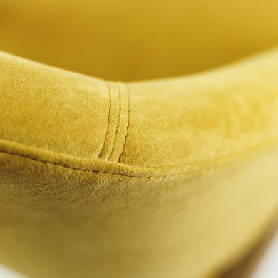 Крісло Otis Lovko натуральний дуб / Vintage Velvet 08 Mustard фотографія