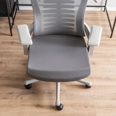 Стул офисный поворотный MEBEL ELITE JULIET Серый фотография