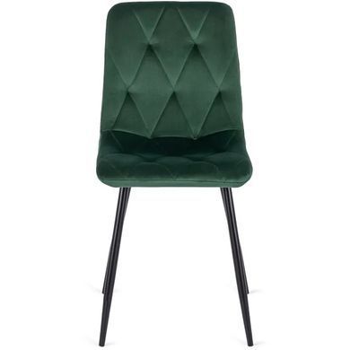 Стілець оксамитовий MEBEL ELITE ROBIN Velvet Зелений фотографія