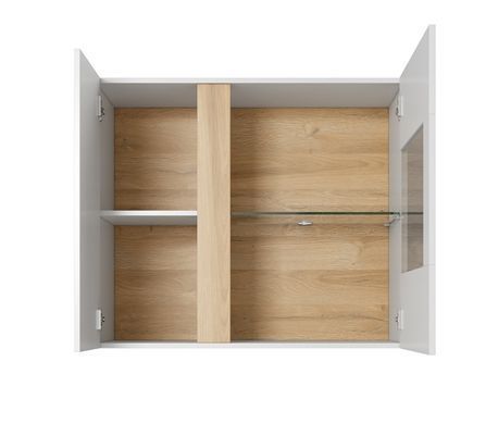 Стенка Perfect Home Арко / Arco A Белый глянец/дуб грандсон фотография