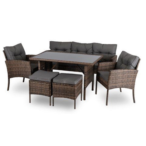 Комплект садовой мебели MEBEL ELITE ATLANTA Коричневый