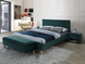 Кровать AZURRO Velvet Signal 160x200 Зеленый фотография