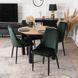 Стул бархатный MEBEL ELITE BARI Velvet Зеленый