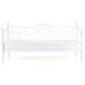 Кровать односпальная металлическая 90x200 см MEBEL ELITE MIKE Белый
