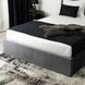 Ліжко двоспальне оксамитове MEBEL ELITE MELIA Velvet 140x200 Темно Сірий