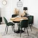 Стілець оксамитовий MEBEL ELITE IRYS Velvet Зелений