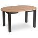 Комплект стол MEBEL ELITE HARRY 102(142)х102 см дубовый/черный, и 4 стульев RICK, горчичный