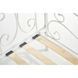 Кровать односпальная металлическая 90x200 см MEBEL ELITE MIKE Белый