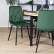 Стілець оксамитовий MEBEL ELITE ROBIN Velvet Зелений