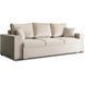 Диван 3-х местный бархатный MEBEL ELITE NICOLO Velvet 238 см Бежевый