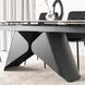 Стол раскладной MEBEL ELITE VERONA 160(240)х90 см Белый мрамор/черный