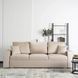Диван 3-х местный бархатный MEBEL ELITE NICOLO Velvet 238 см Бежевый