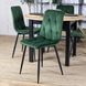 Стілець оксамитовий MEBEL ELITE ROBIN Velvet Зелений