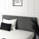Ліжко двоспальне оксамитове MEBEL ELITE MELIA Velvet 160x200 Сірий