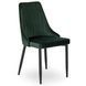 Стілець оксамитовий MEBEL ELITE BARI Velvet Зелений фотографія