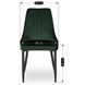 Стул бархатный MEBEL ELITE BARI Velvet Зеленый