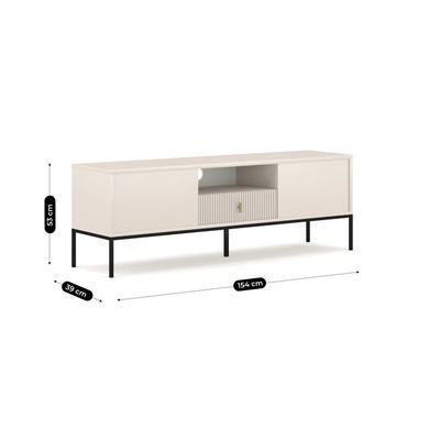 ТВ Тумба MEBEL ELITE MARCOS 154 Кашемир фотография