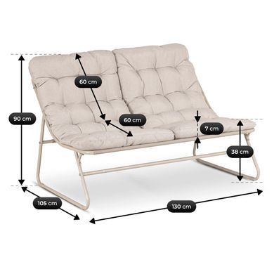 Комплект садових меблів MEBEL ELITE MEGARA Беж