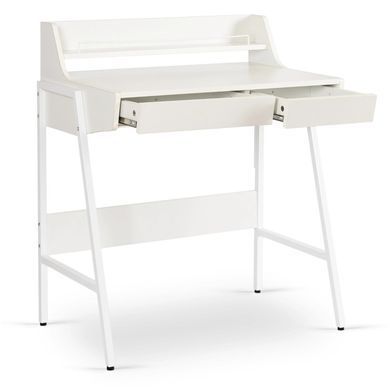 Письменный стол MEBEL ELITE PERI 77 см Белый фотография