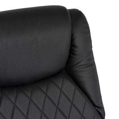 Стілець офісний поворотний з функцію масажу MEBEL ELITE GIORGIO Чорний фотографія