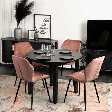 Стул бархатный MEBEL ELITE IRYS Velvet Розовый фотография