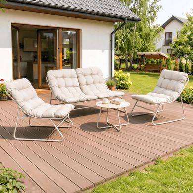 Комплект садових меблів MEBEL ELITE MEGARA Беж