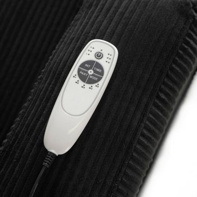 Масажне крісло MEBEL ELITE BOX Вельвет Чорний фотографія