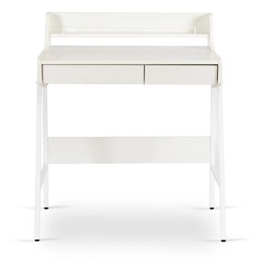 Письменный стол MEBEL ELITE PERI 77 см Белый фотография