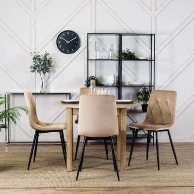 Стул бархатный MEBEL ELITE ROBIN Velvet, Бежевый фотография