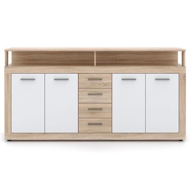 Комод MEBEL ELITE BLAGO 190 дуб сонома/белый фотография